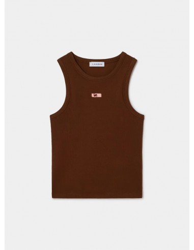 Top Brown Embroided