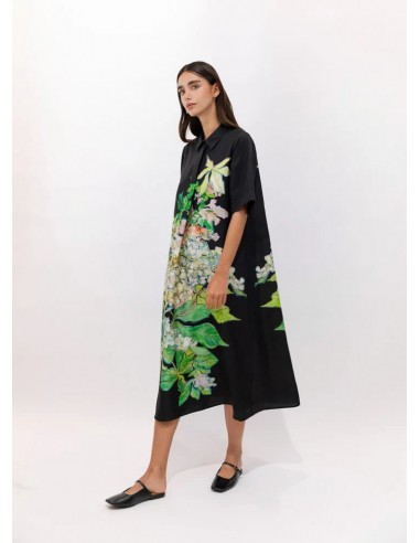 Vestido Hydrangea Brush