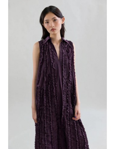 Vestido Tafetán Cintas Fig