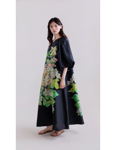 Vestido Hydrangea Brush