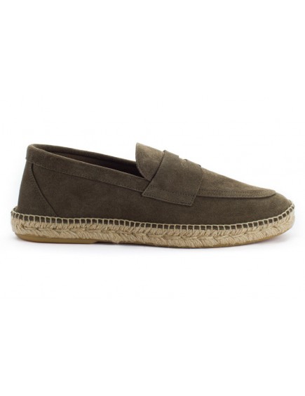 Mocasín Serraje Kaki
