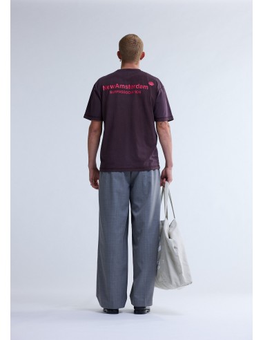 Camiseta Logo Walnut/Deep Red