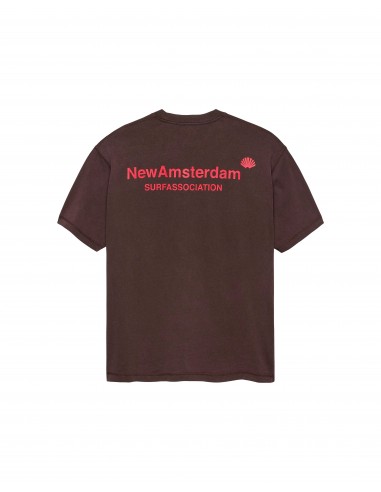Camiseta Logo Walnut/Deep Red