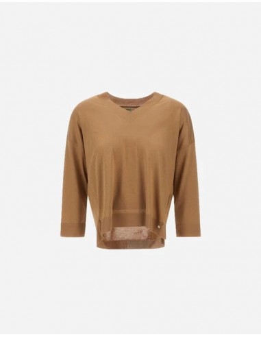 Jersey Glam Knit Effect Camel