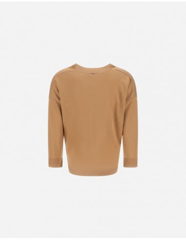 Jersey Glam Knit Effect Camel