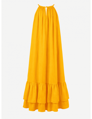 Vestido Halter Volantes Mango