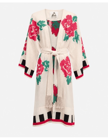 Kimono Corto Flores 2