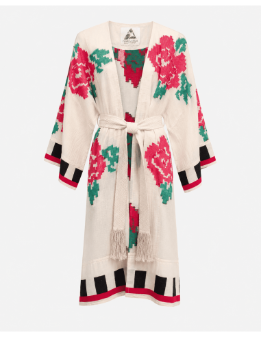 Kimono Corto Flores