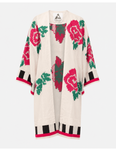 Kimono Corto Flores