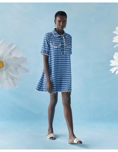Vestido Blueberry Wave