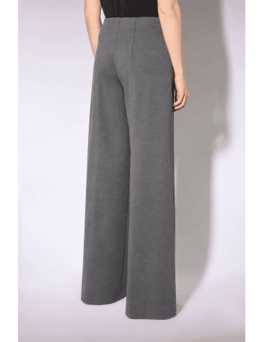Pantalón Ancho Palazzo Gris
