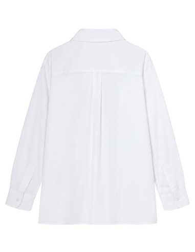 Camisa Apertura Delantera Blanca