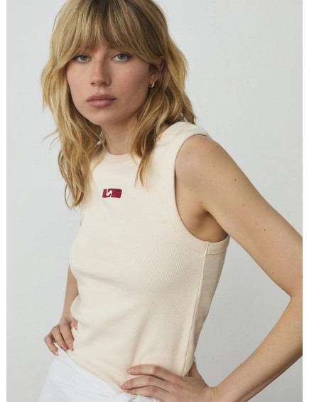 Top Tank Logo Bordado