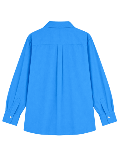 Camisa Apertura Delantera Azul Celeste