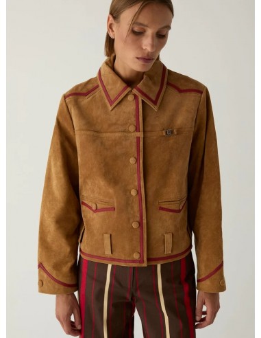 Chaqueta Ante Ribete