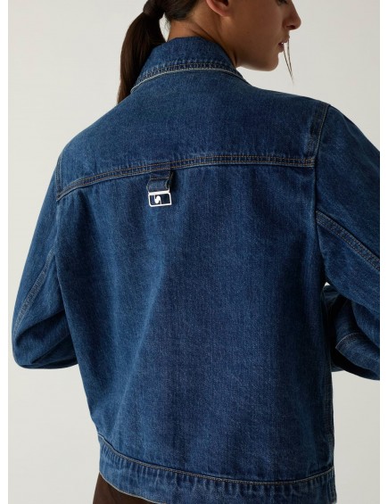 Cazadora Denim Doble Capa 2