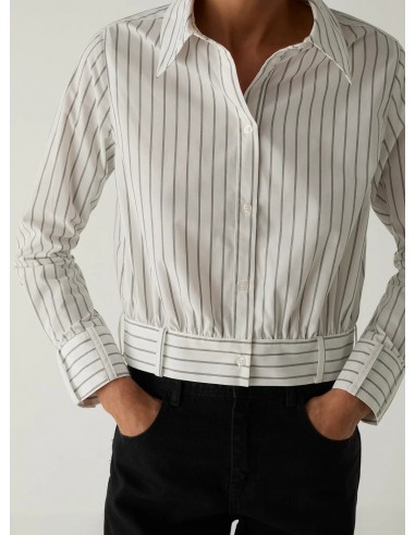 Camisa Corta Rayas