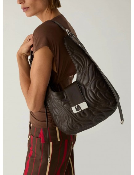 Bolso Tachuelas Chocolate