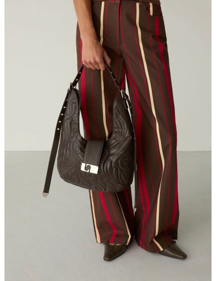 Bolso Tachuelas Chocolate 2