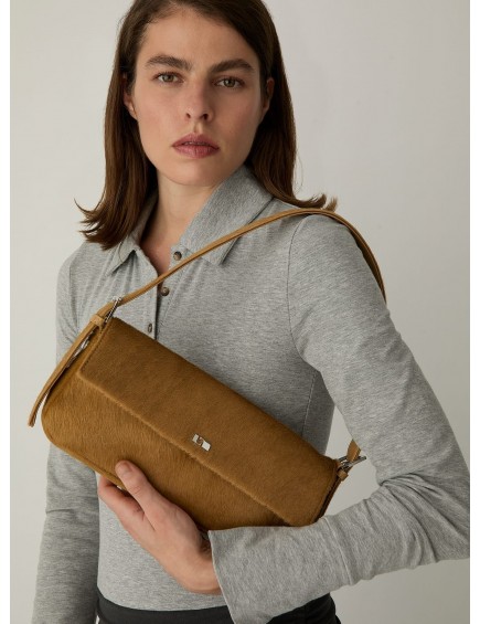 Bolso Tapeta Ante Beige