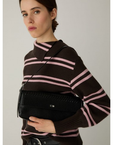 Bolso Tapeta Piel Negro
