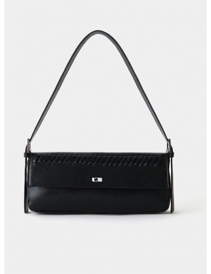 Bolso Tapeta Piel Negro 2