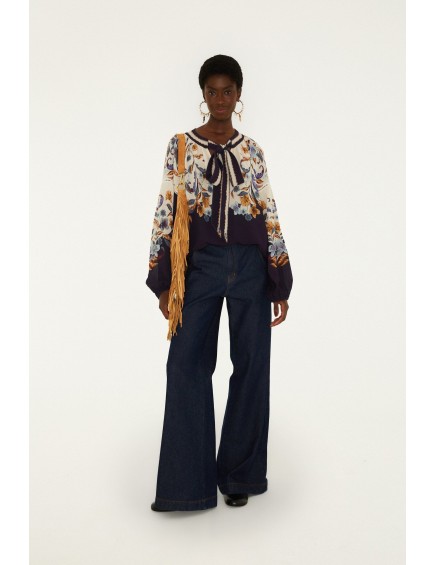 Blusa Golden Nature Ties