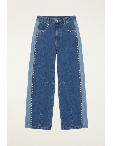 Pantalón Denim Details Studs