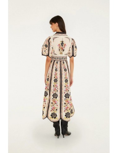 Vestido Delicate Floral Collared
