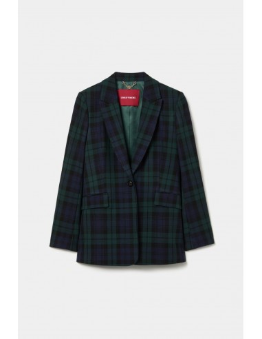 Blazer Estampado Cuadros