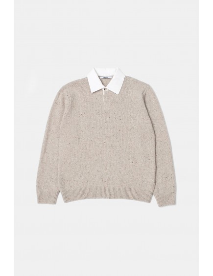 Polo Paris Jaspeado Beige 2