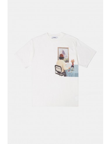 Camiseta Cuadro Beige