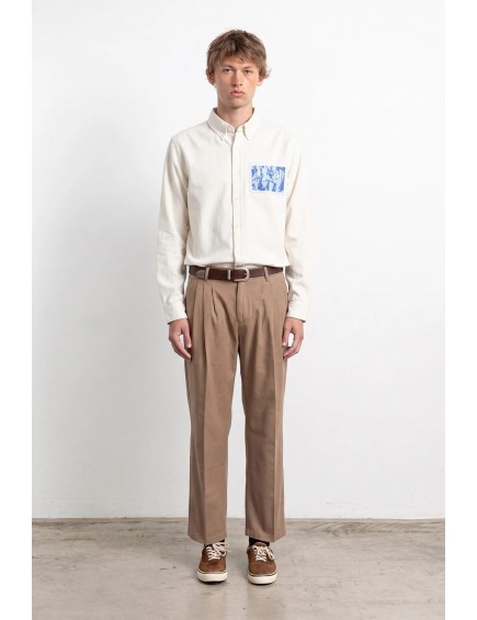Camisa Blanco Roto  Parche