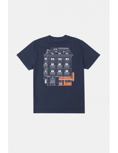 Camiseta Azul Espalda Edificio
