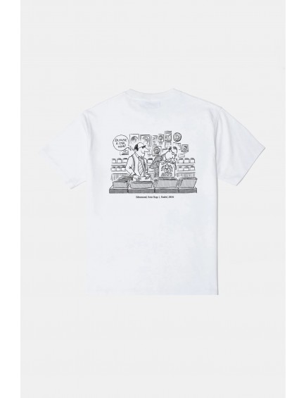 Camiseta Blanca Vinilos Madrid 2