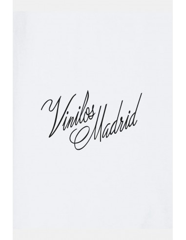 Camiseta Blanca Vinilos Madrid