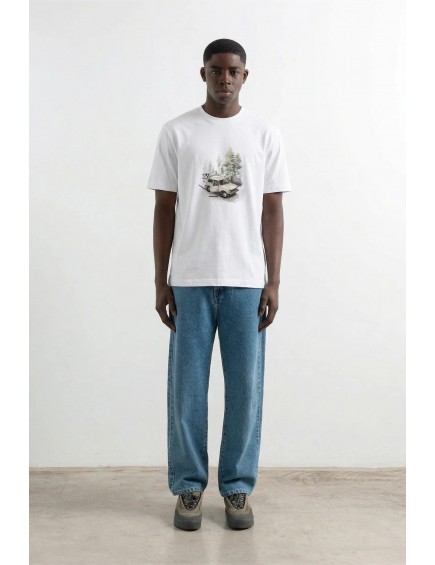 Camiseta Blanca Coche