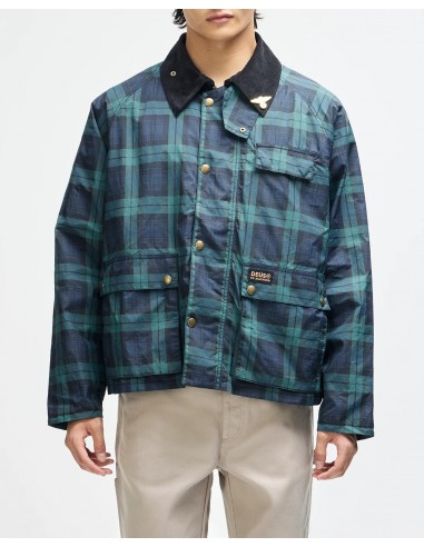 Chaqueta Cuadros Verde-Azul