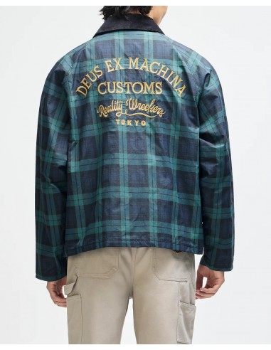 Chaqueta Cuadros Verde-Azul