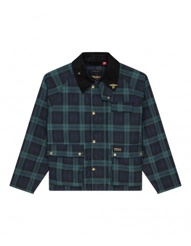 Chaqueta Cuadros Verde-Azul