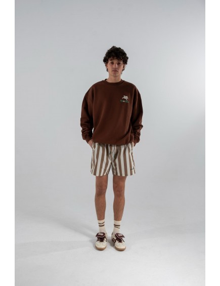Sudadera Marrón Pegasus