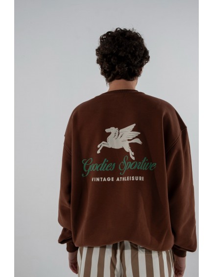 Sudadera Marrón Pegasus 2