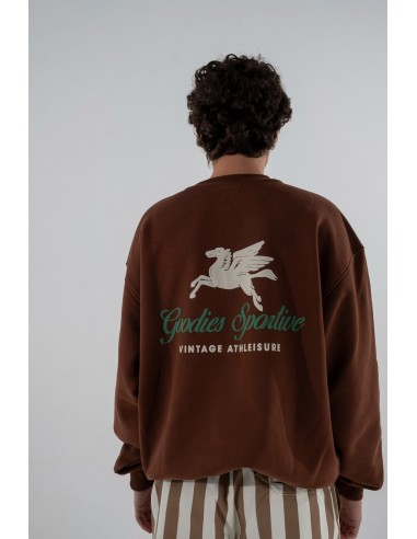Sudadera Marrón Pegasus