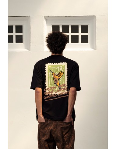 Camiseta Negra Colibrí