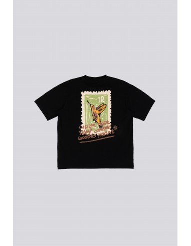 Camiseta Negra Colibrí