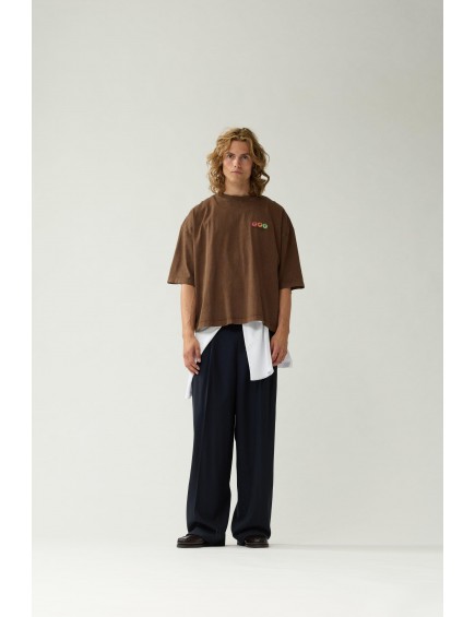 Traffic Tee Brown