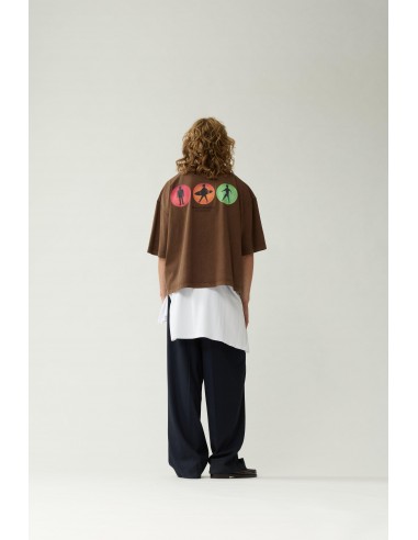 Traffic Tee Brown