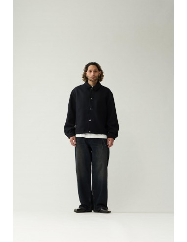 Wool Coach Jacket Black