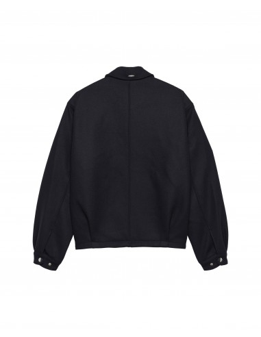 Wool Coach Jacket Black