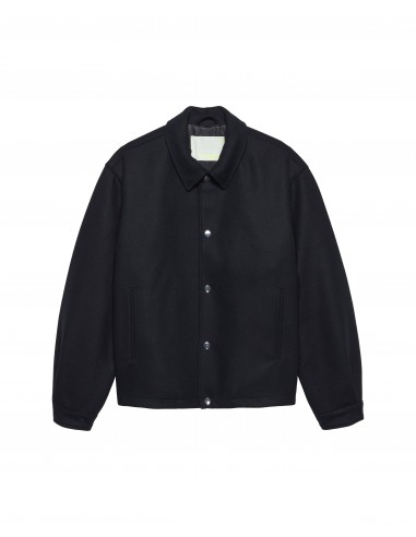 Wool Coach Jacket Black